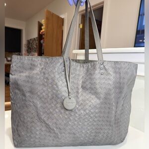 Bottega Veneta Grey Tote Bag